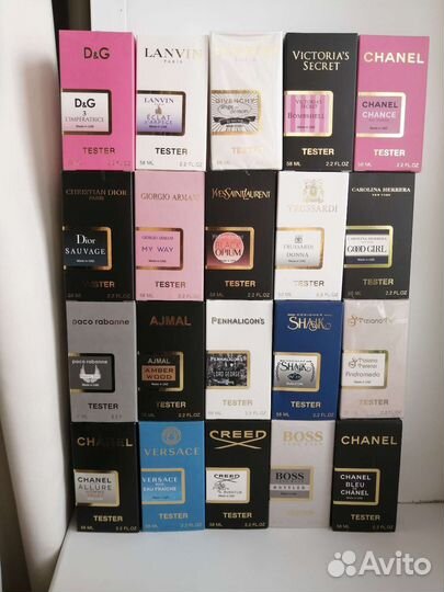 Тестеры духов 58мл отличная стойкость