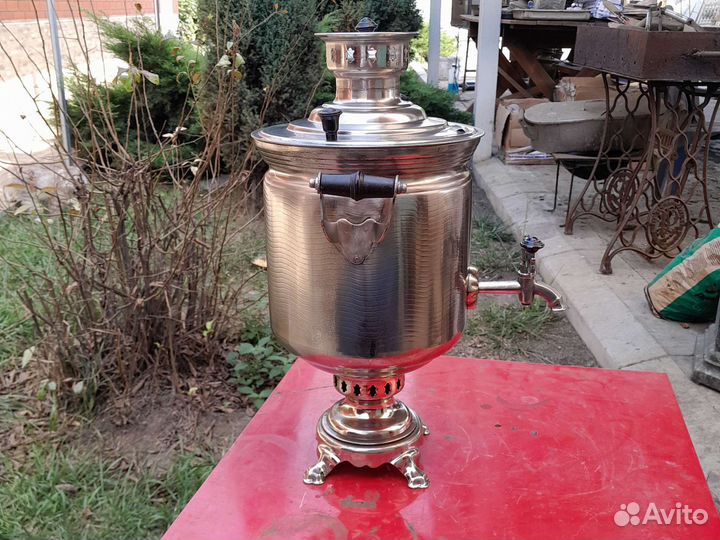 Тульский самовар на дровах