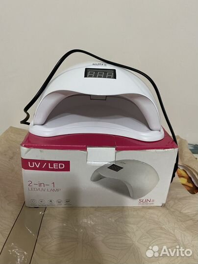Лампа для ногтей новая