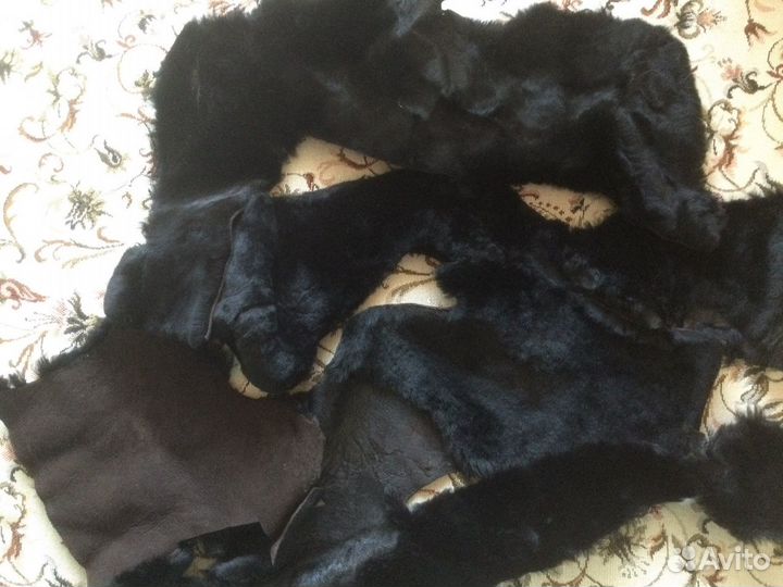 Лоскут натуральной цигейки