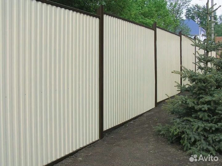 Забор из профнастила