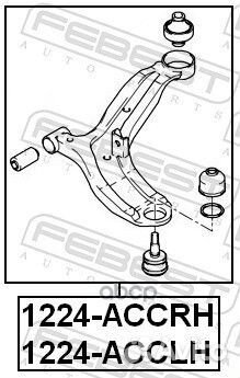 Рычаг нижний левый Hyundai Accent 00 1224-acclh