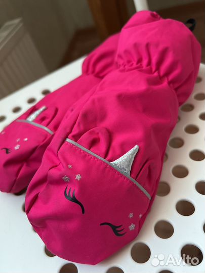 Варежки краги зимние для девочки