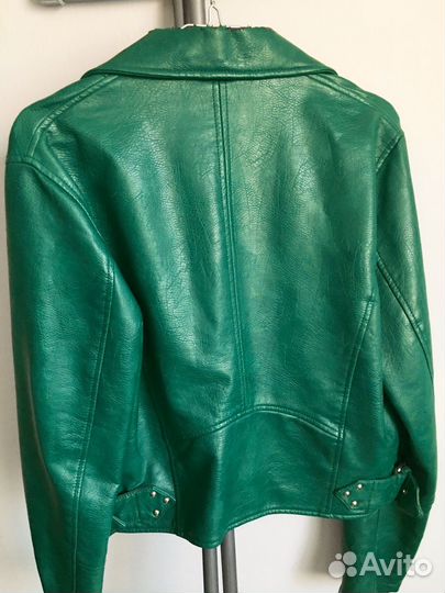 Кожаная косуха Bershka L