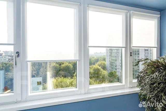 Окна с москитной сеткой