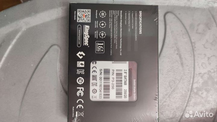 Ssd диск SATA на 250гб. новый