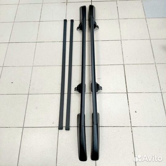 Рейлинги Нива Шевроле, Трэвел с багажником чёрные