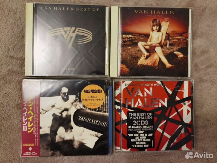 Cd диски Van Halen/Deep Purple/Rainbow Япония