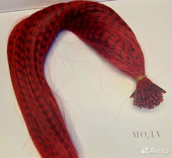 Цветные пряди (натуральный волос и термоволокно)