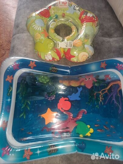 Детский водный коврик,круг для купания