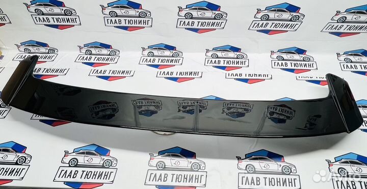Спойлер BMW 1 F20 черный глянец козырек