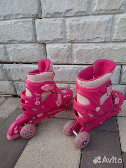 Детские трёхколёсные ролики