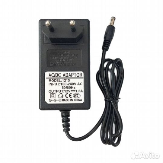 Блок питания импульсный бпи 12VDC 1.5A 2.1*5.5