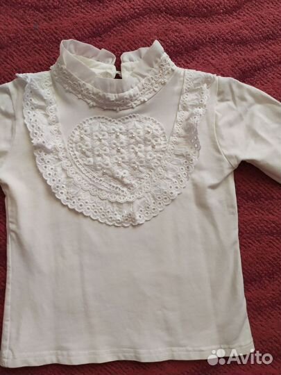 Блузка для девочки 122 128