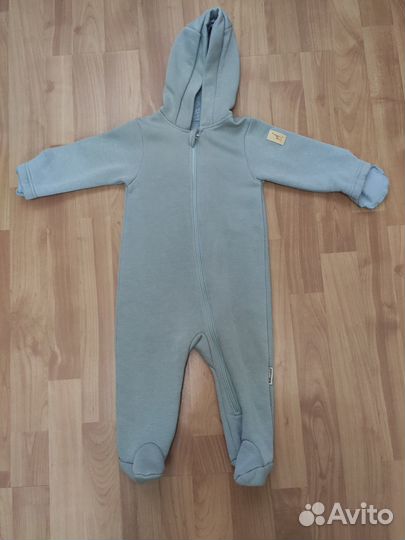Детский комбинезон из футера с начесом 74-80