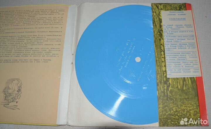 Буклет сувенир Сергей Есенин(пластика)
