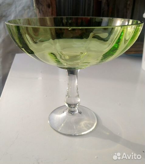 Ваза для фруктов стекло СССР