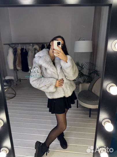 Песец цельный с английским воротником