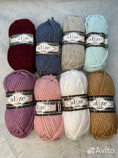 Толстая пряжа Ализе Суперлана Мегафил, меринос