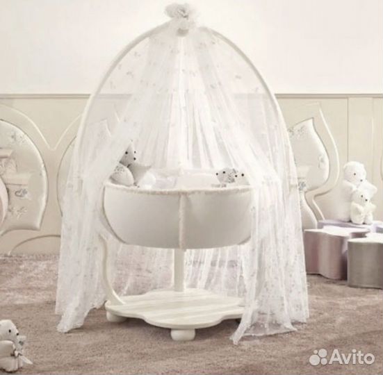 Шикарная колыбель bebe luxury halley из дуба