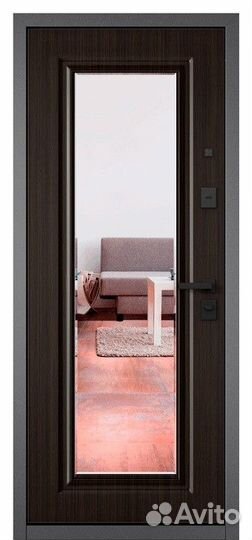 Дверь с зеркалом