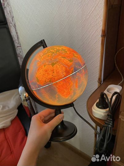 Глобус светящийся с подсветкой