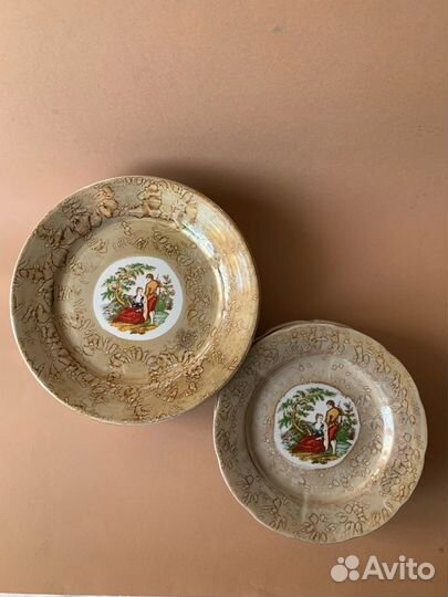 Тарелки японские и советские