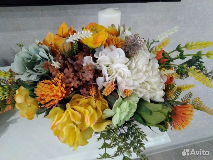 Букет из искусственных цветов