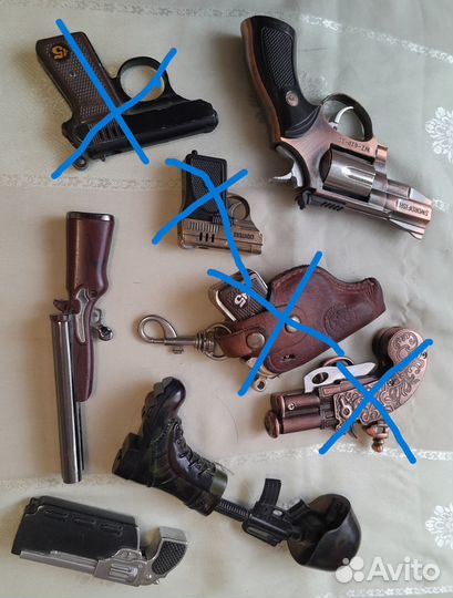 Коллекция зажигалок тематическая Оружейные Модели