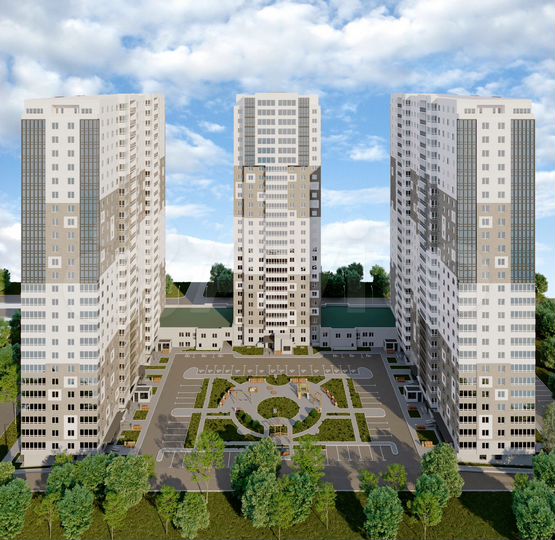 3-к. квартира, 98,1 м², 16/27 эт.