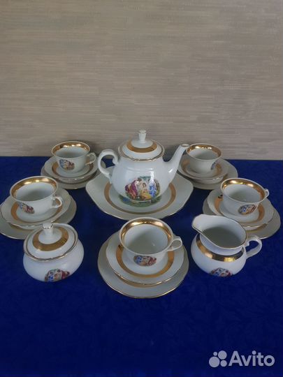 Фарфоровый чайный сервиз (Три Грации) Чехословакия