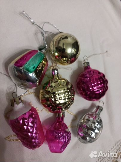 Елочные игрушки СССР советские