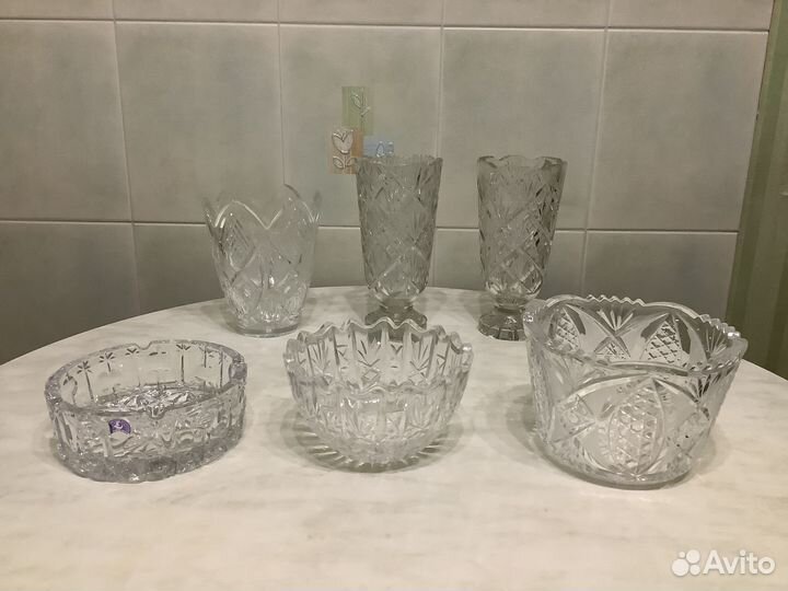 Ваза хрустальная СССР