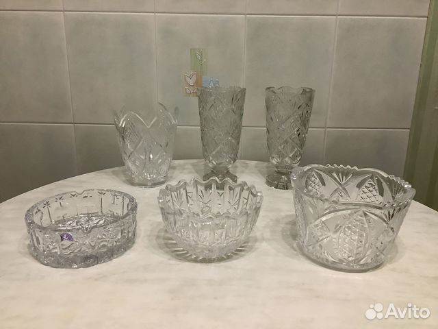 Ваза хрустальная СССР