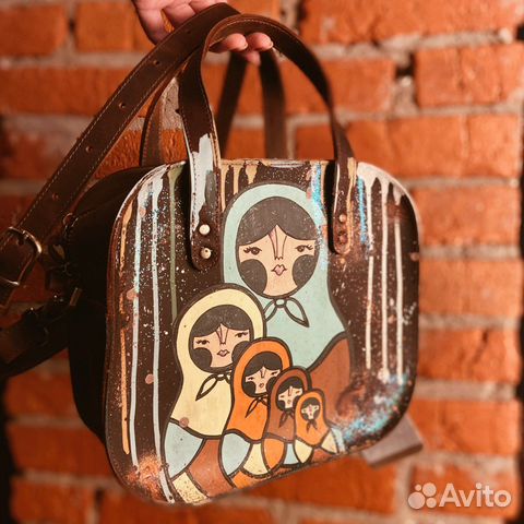Сумка с ручной росписью