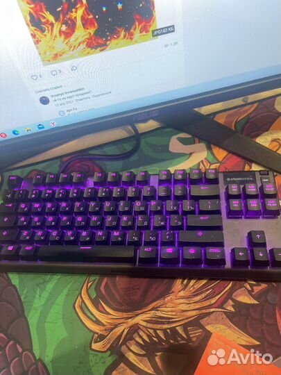 Игровая клавиатура steelseries apex pro tkl