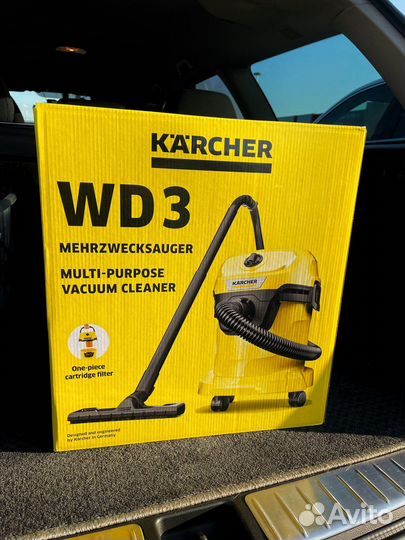 Пылесос Karcher WD3 Новый