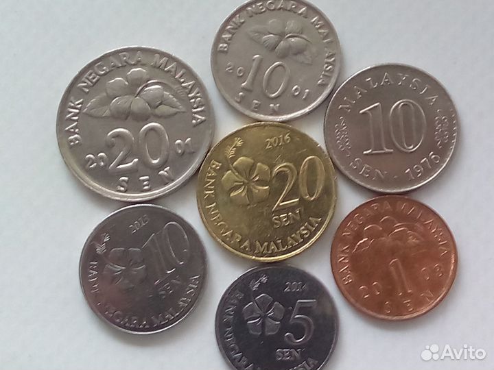 Монеты Мексики,Ямайки, Аргентины,Ботсваны