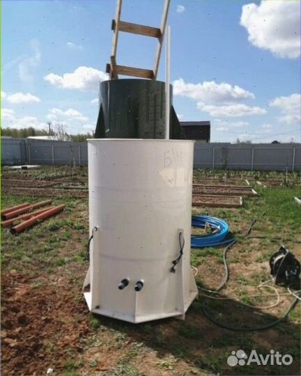 Септик без откачки на 12 человек