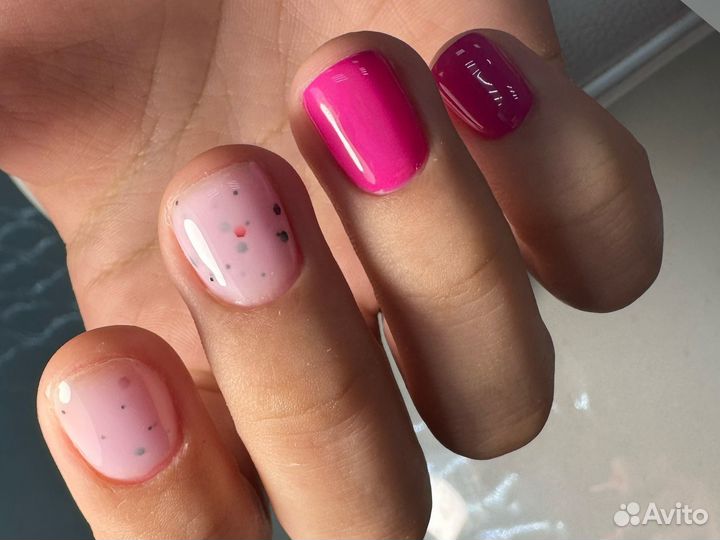 Модель на маникюр с покрытием