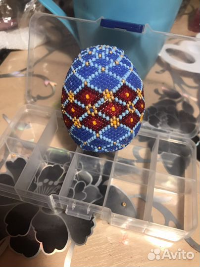 Яйцо пасхальное ручная работа