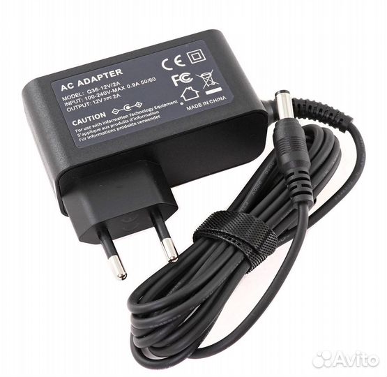 Блок питания для монитора 12V/2A с разъемом 5.5х2