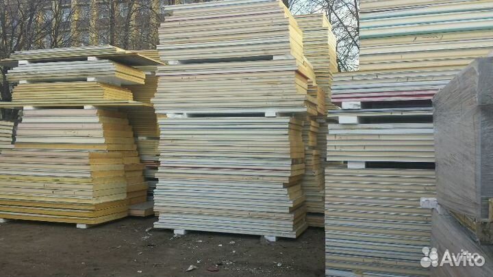 Сэндвич панели пир 80 мм Вналичии