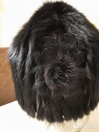 Шапка норковая женская