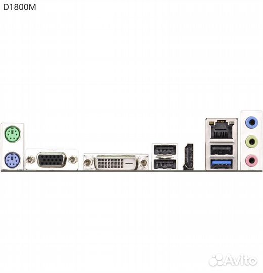 Материнская плата ASRock D1800M mATX Intel SoC, D1