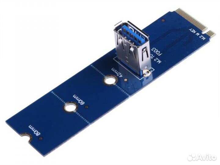 Адаптер переходник gsmin DP20 ngff M.2 - USB 3.0