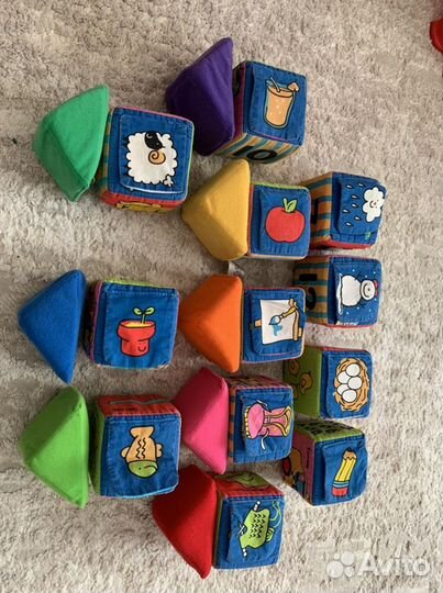 Развивающие Мягкие кубики