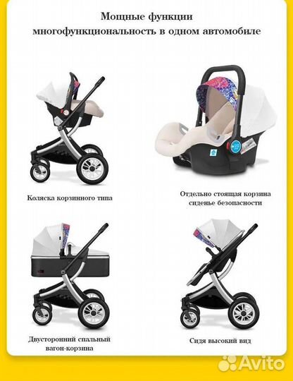 Детская коляска 3 в 1