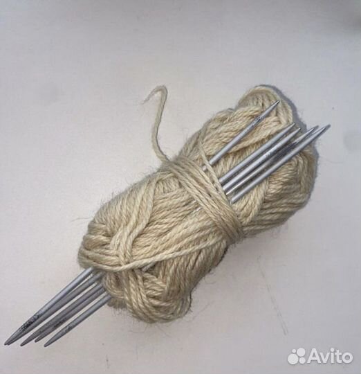 Вязанные шерстяные носки