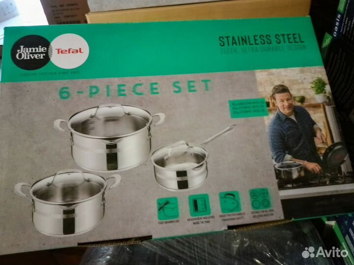 Набор посуды Tefal Jamie Oliver Cook SMART Новый